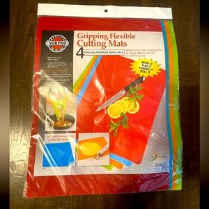 Flexible Gripping Cutting Mats, Pack of 4